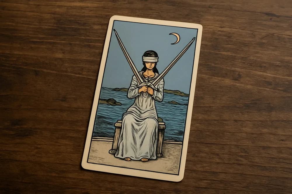 Що означає карта Двійка Мечів в Таро