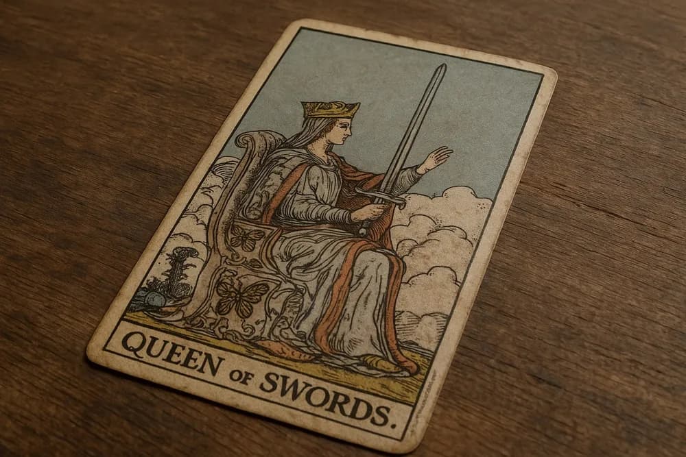 Що означає карта Королева Мечів в Таро – Чорний Ворон