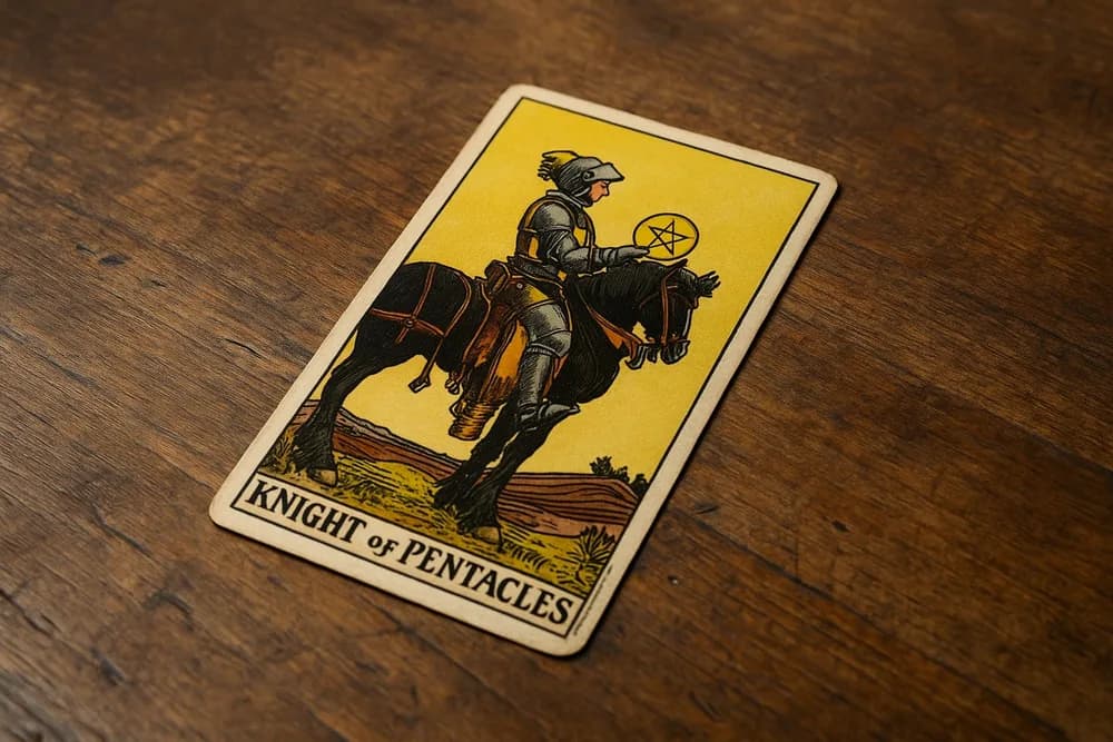 Що означає карта Лицар Пентаклів в Таро – Чорний Ворон