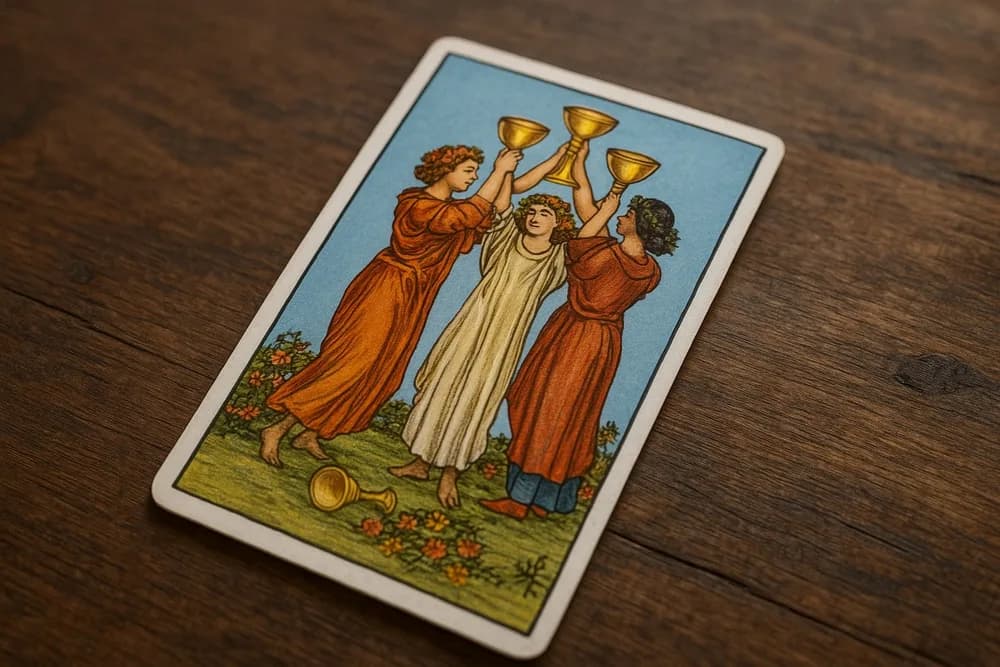 Що означає карта Трійка Кубків в Таро – Чорний Ворон