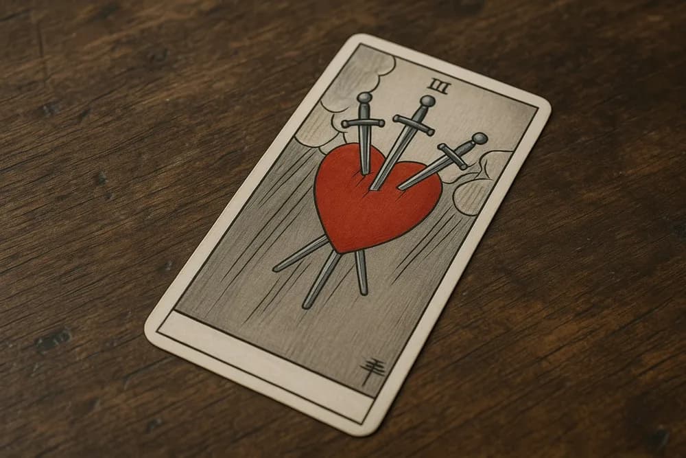 Що означає карта Трійка Мечів в Таро