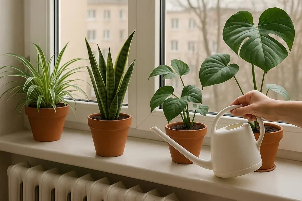 Як доглядати за кімнатними рослинами в опалювальний сезон – Господарочка