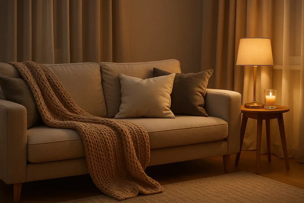 Як створити затишок у домі за допомогою текстилю та світла – Господарочка