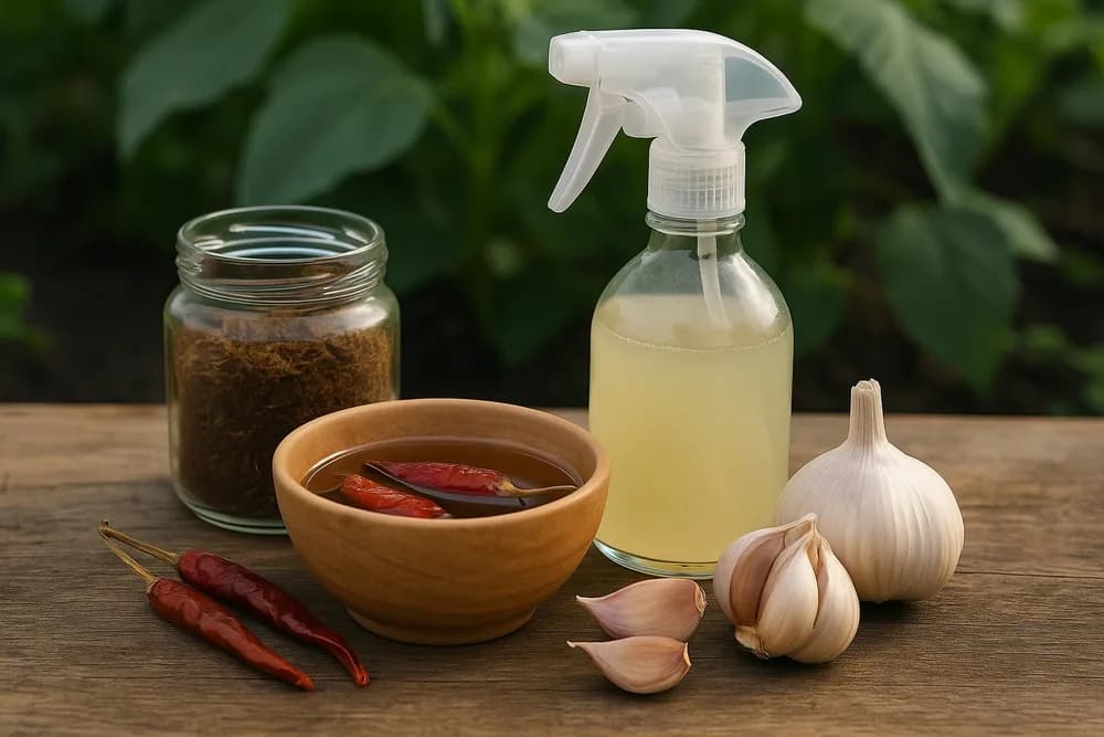 Як зробити природний засіб від шкідників із часнику, тютюну чи перцю – Господарочка