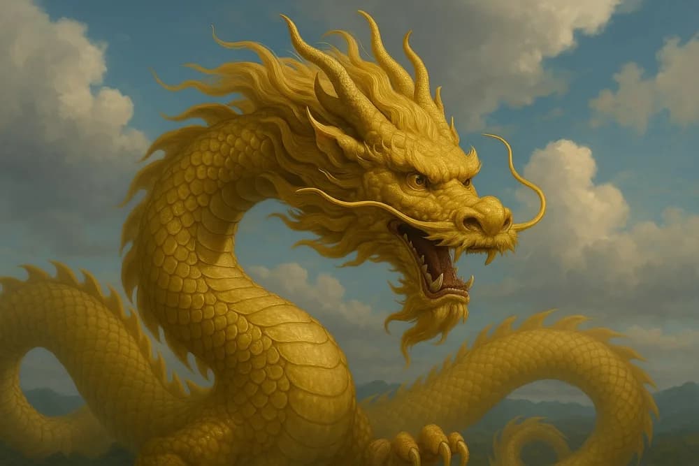 Хуанґ-Лун – жовтий дракон у китайській міфології – myths