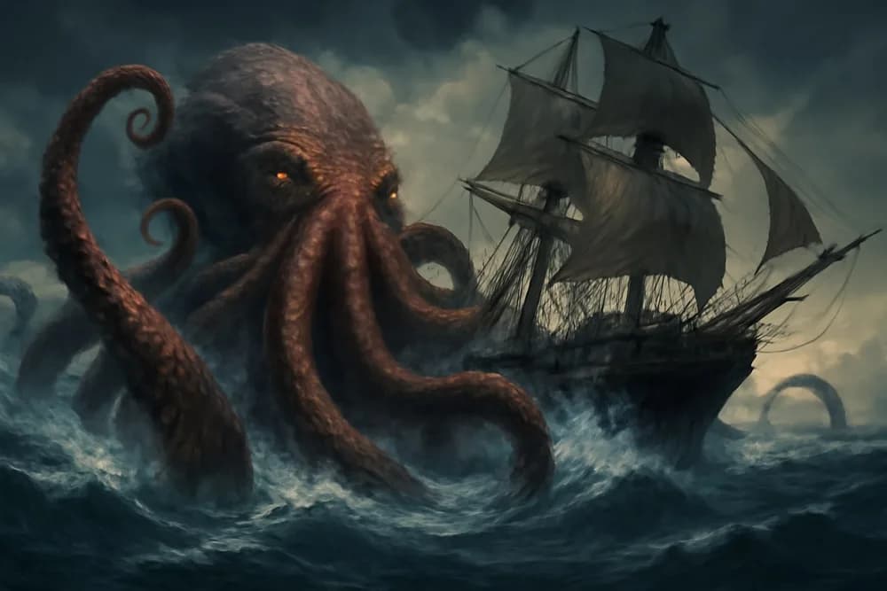 Легенди про чудовисько Кракен у скандинавських міфах – myths