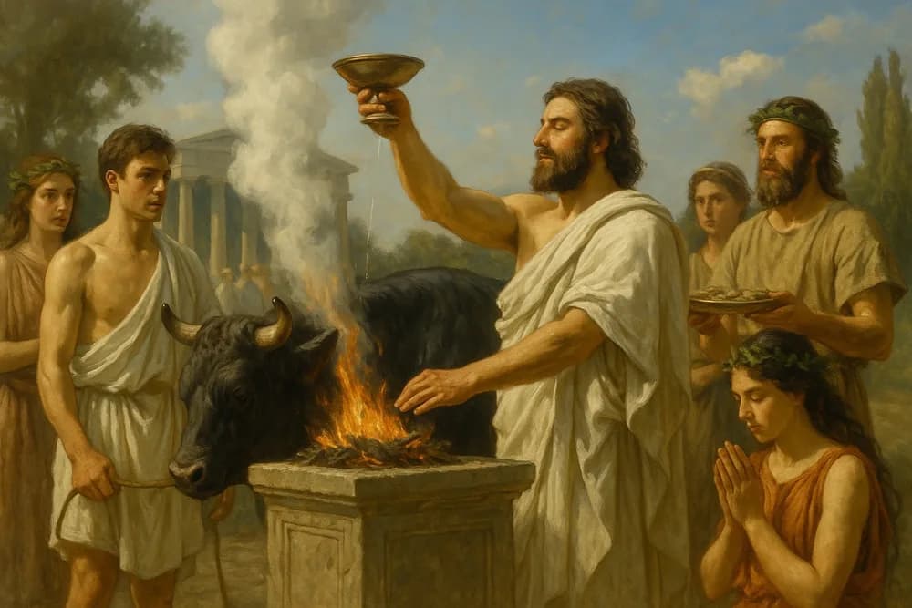 Обряд жертвопринесення в давньогрецькій релігії – myths