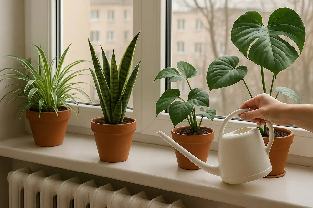 Як доглядати за кімнатними рослинами в опалювальний сезон