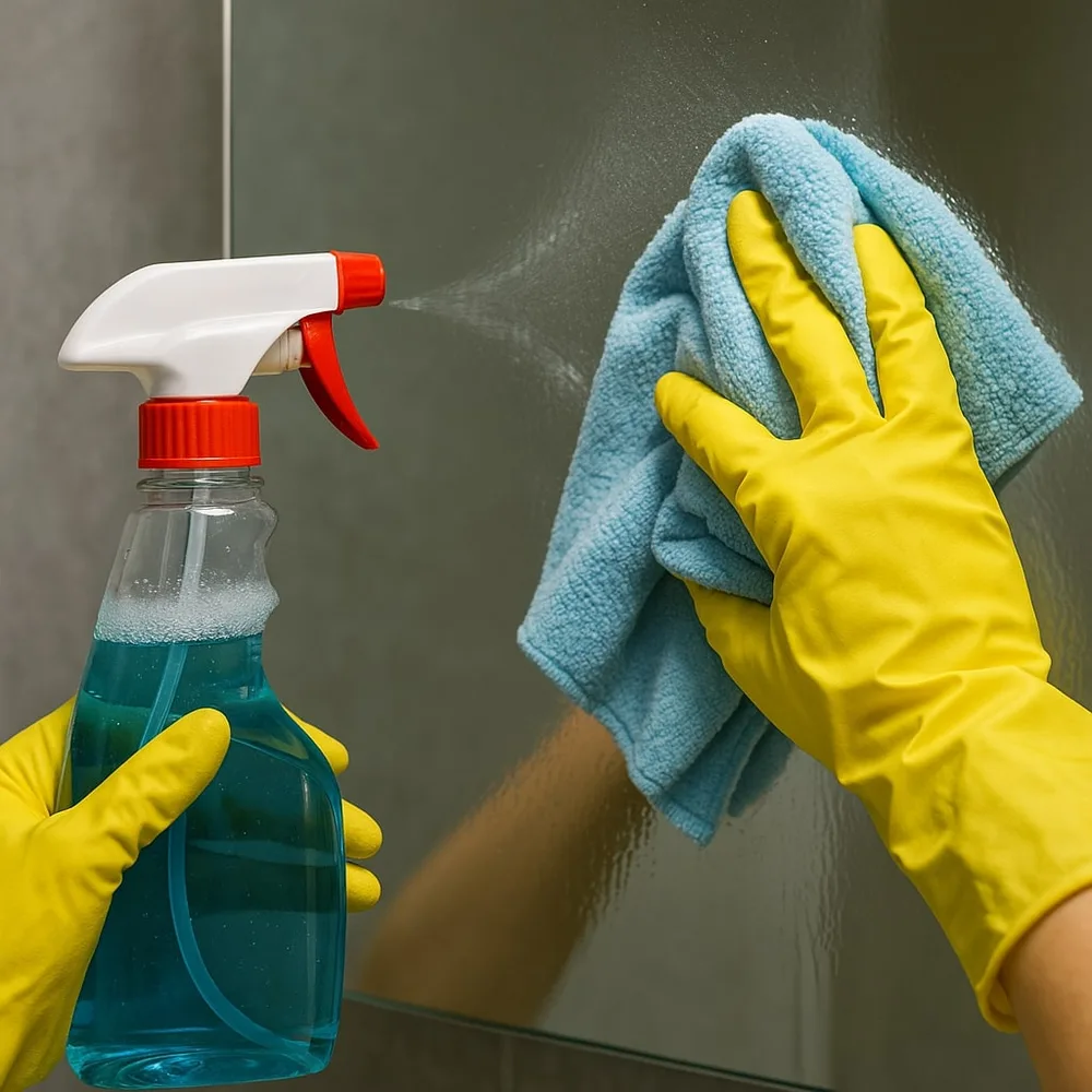 Як очистити дзеркало, щоб не залишалося розводів