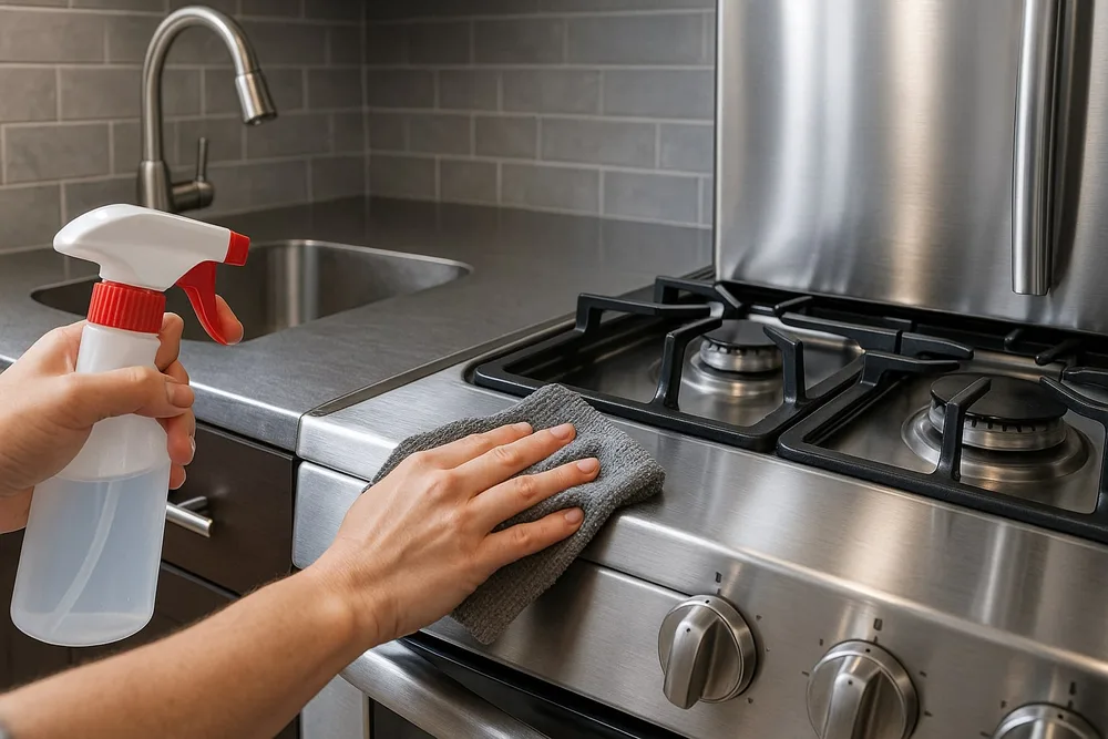 Як повернути блиск сталевим поверхням на кухні