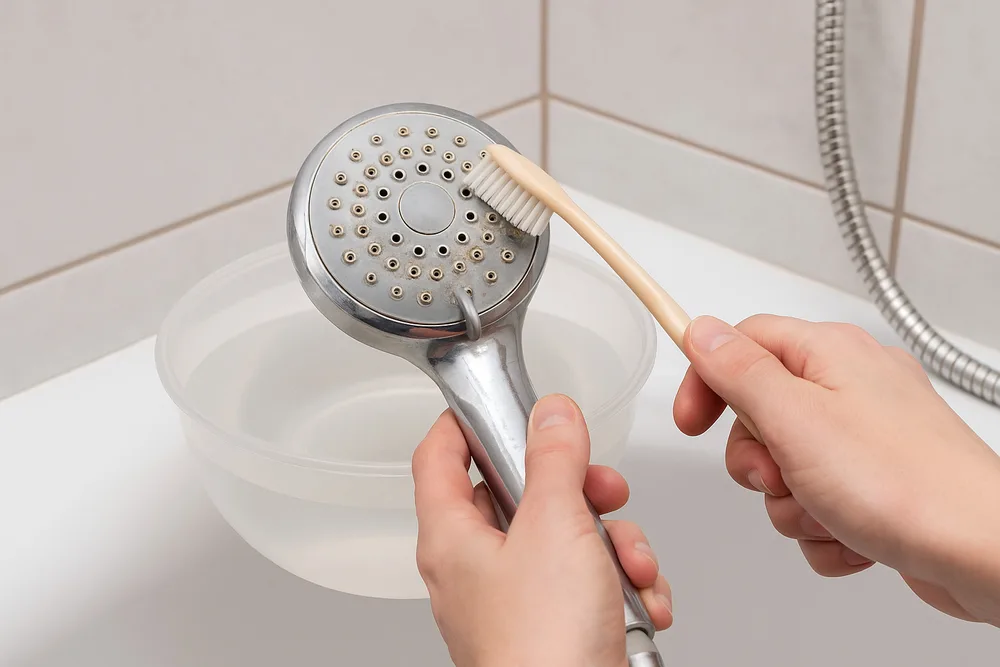 Як прочистити душову лійку від накипу