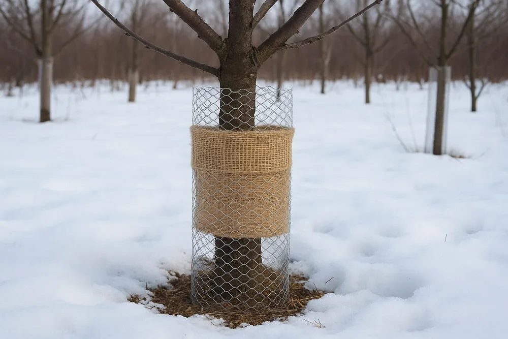 Як захистити дерева від гризунів узимку