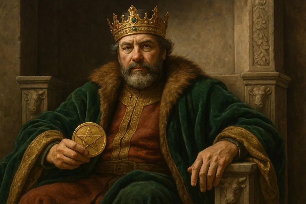 Що означає карта Король Пентаклів в Таро