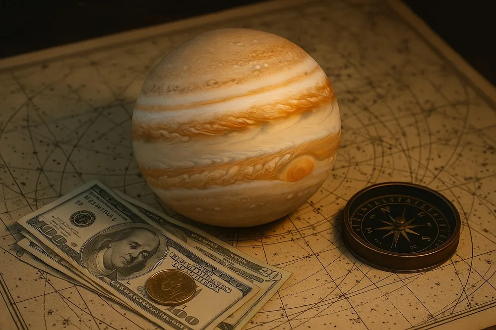 Вплив Юпітера на фінансову удачу