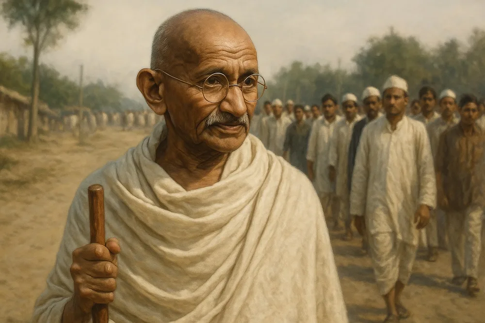 Ганді – символ ненасильства й боротьби за свободу