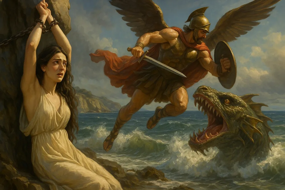 Міф про Персея та врятування Андромеди
